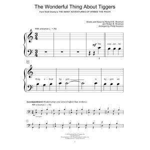 The Wonderful Thing About Tiggers (from The Many Adventures Of Winnie The Poo) (arr Phillip Keveren)