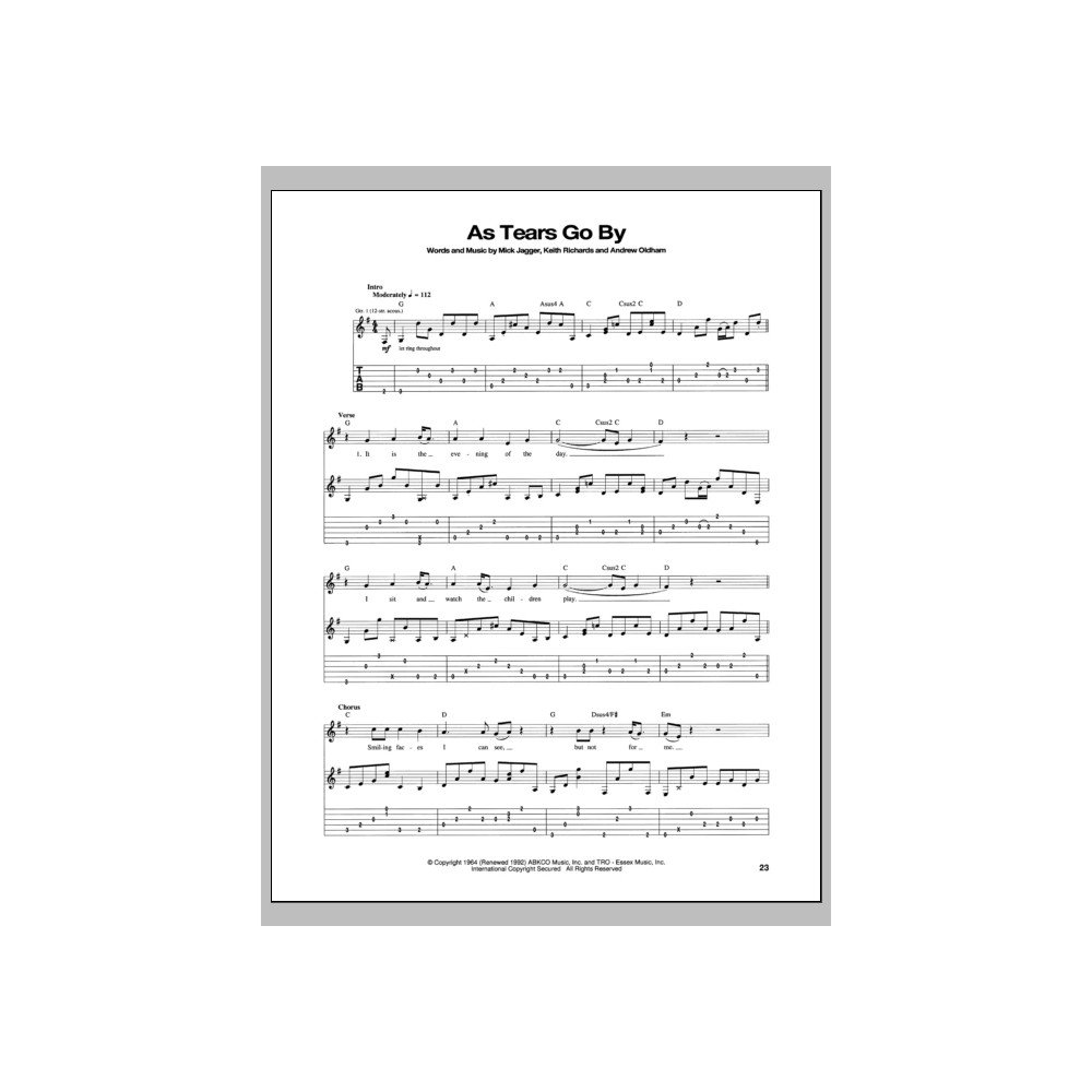 As Tears Go By