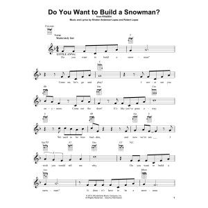 Do You Want To Build A Snowman? (from Frozen)