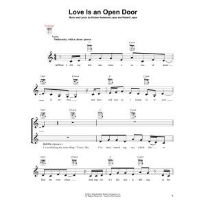 Love Is An Open Door (aus Frozen)