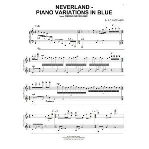 Neverland - Klaviervariationen in Blau
