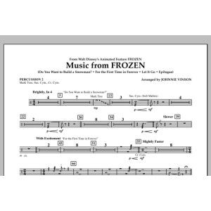 Music from "Frozen" - Percussion 2