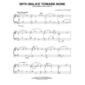 With Malice Toward None