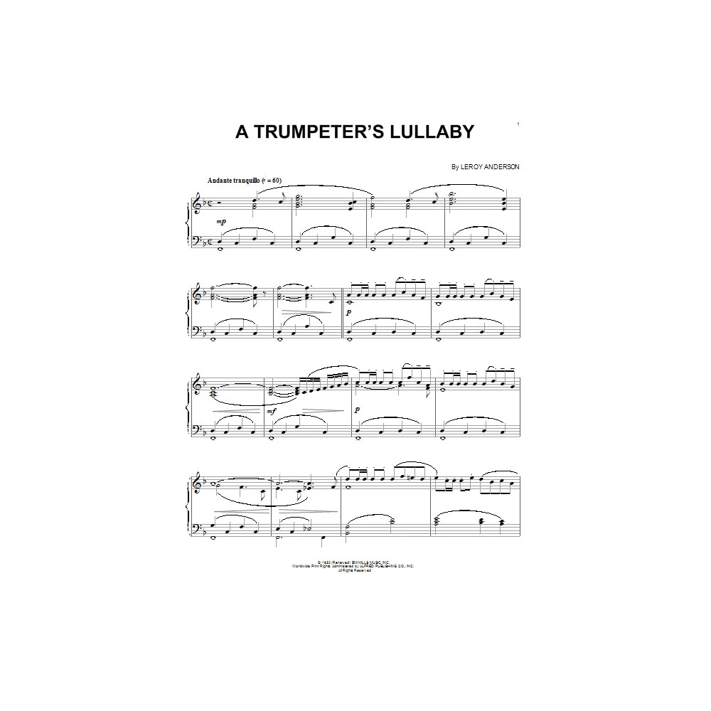 A Trumpeter''s Lullaby