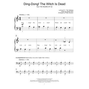 Ding-Dong! The Witch Is Dead (from The Wizard Of Oz) (arr. Phillip Keveren)