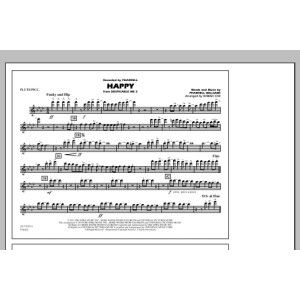Happy (from Despicable Me 2) - Flute/Piccolo