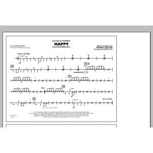 Happy (from Despicable Me 2) - Aux Percussion