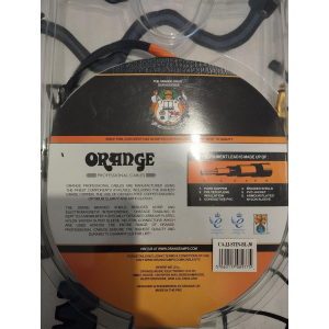 Cable de guitarra de 3 metros color naranja