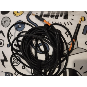 Cable de guitarra de 3 metros color naranja