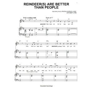 Reindeer(s) Are Better Than People (aus Disneys Frozen)