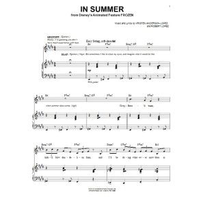 In Summer (from Frozen)