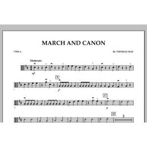March and Canon - Viola