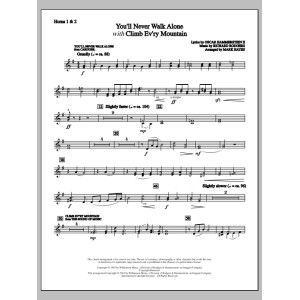 You'll Never Walk Alone (with Climb Every Mountain) - F Horn 1 & 2