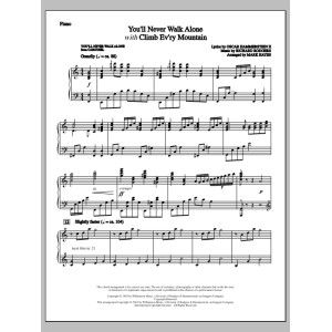 You'll Never Walk Alone (with Climb Every Mountain) - Piano
