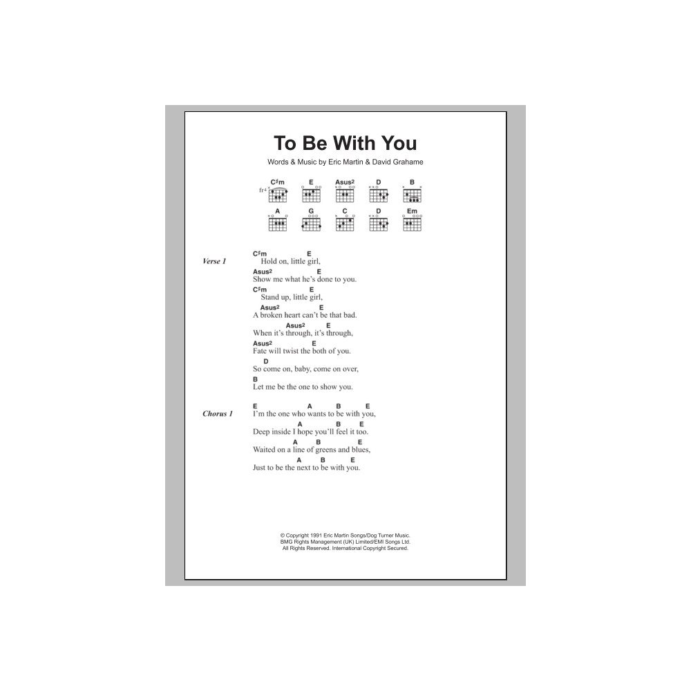 To Be With You