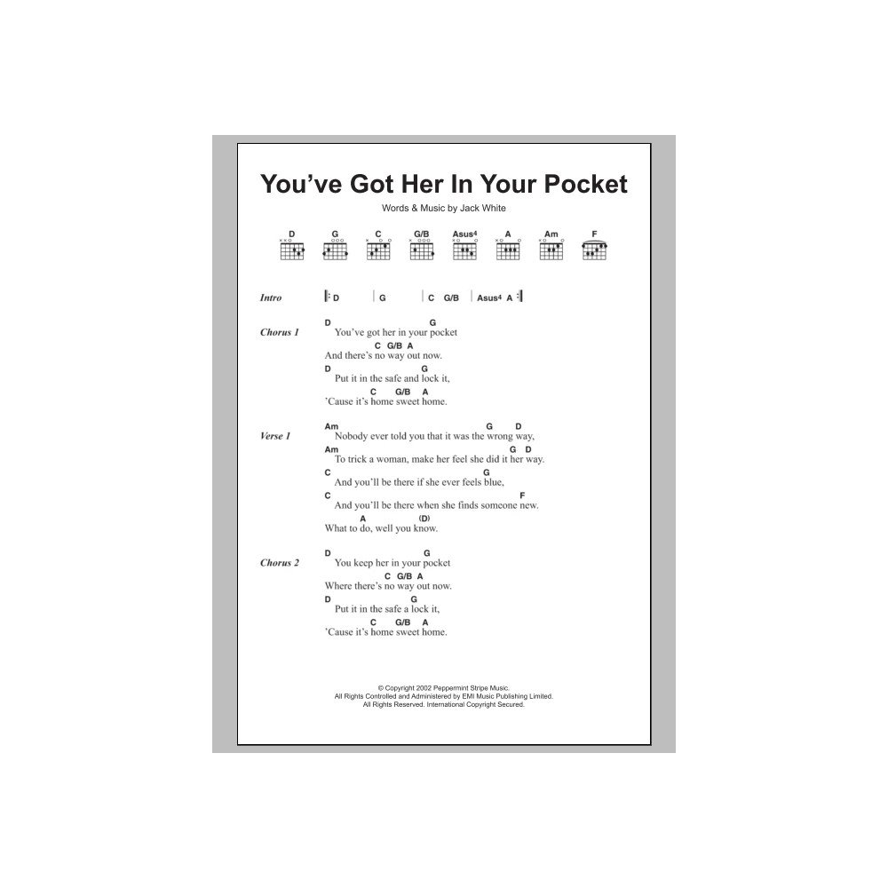 You've Got Her In Your Pocket