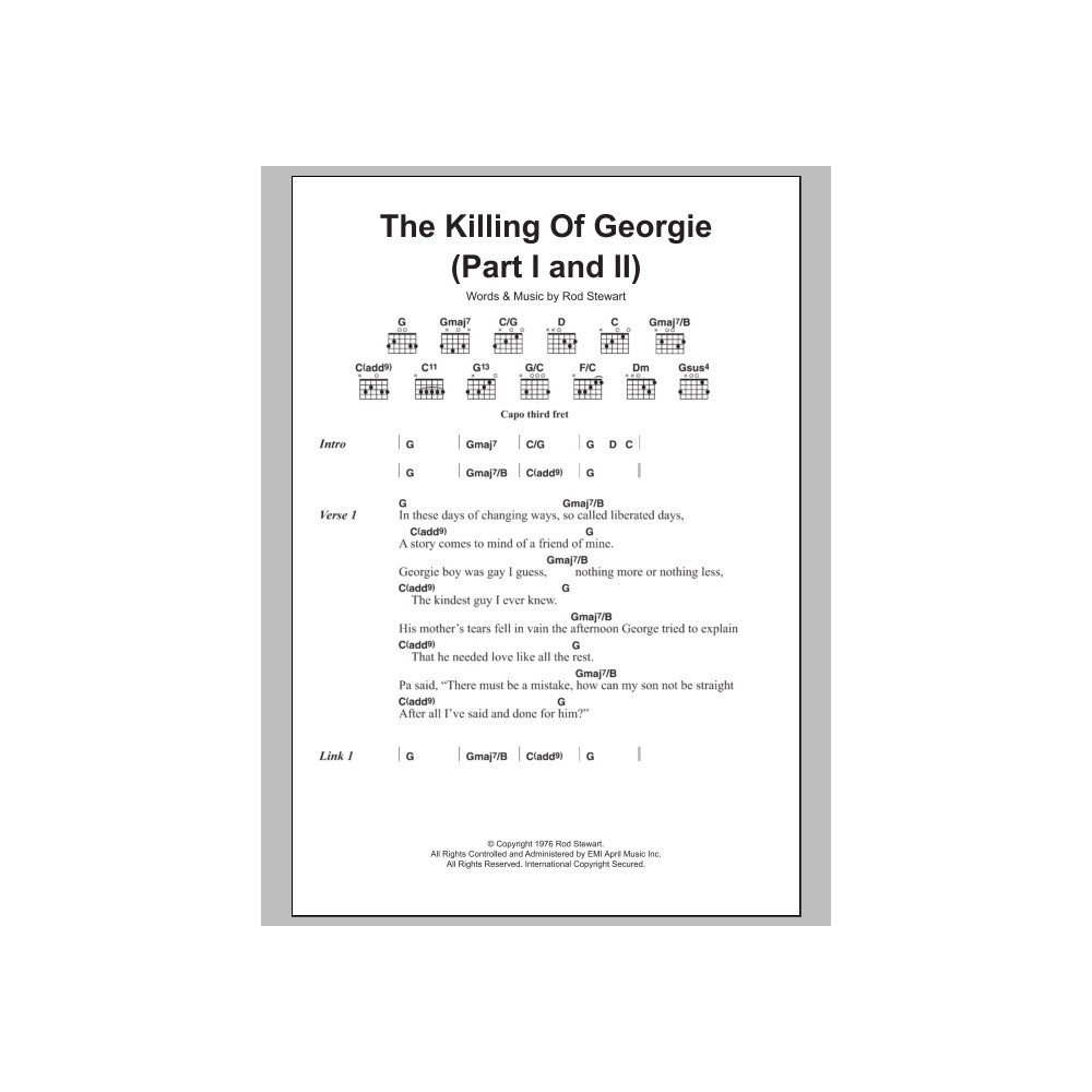 The Killing Of Georgie (Teil I und II)
