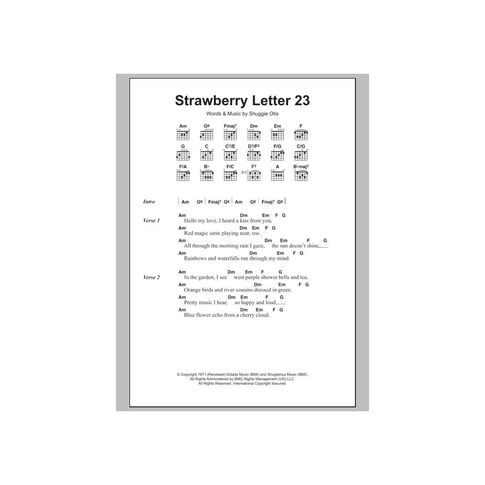 Strawberry Letter 23