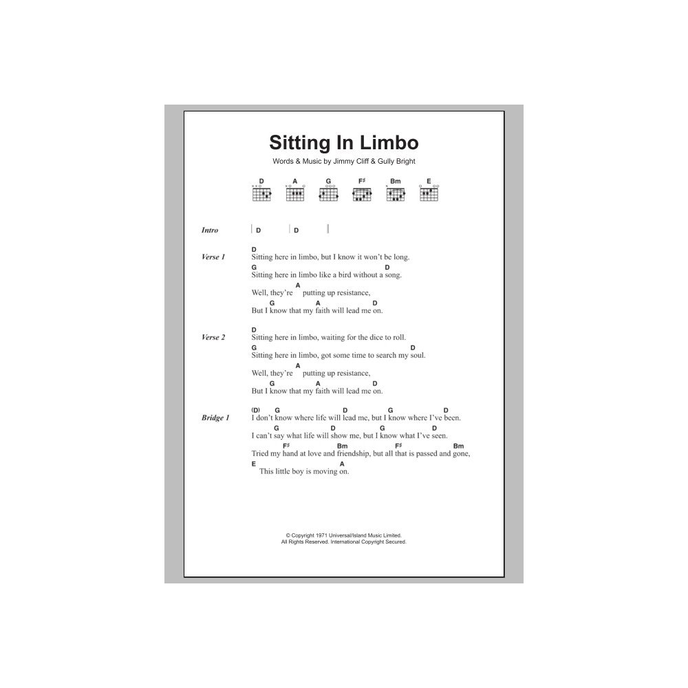 Sitting In Limbo