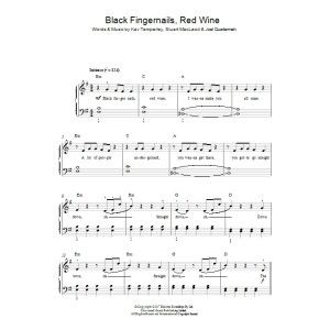 Black Fingernails, Red Wine