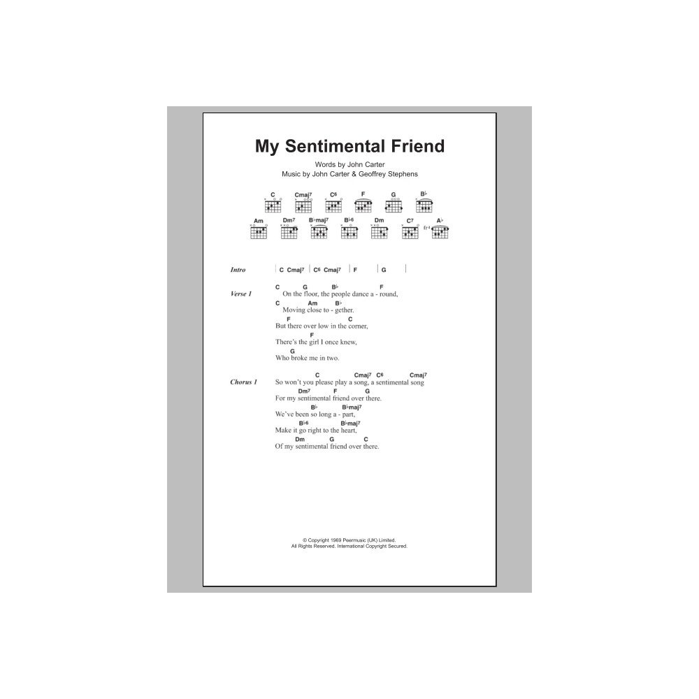 My Sentimental Friend