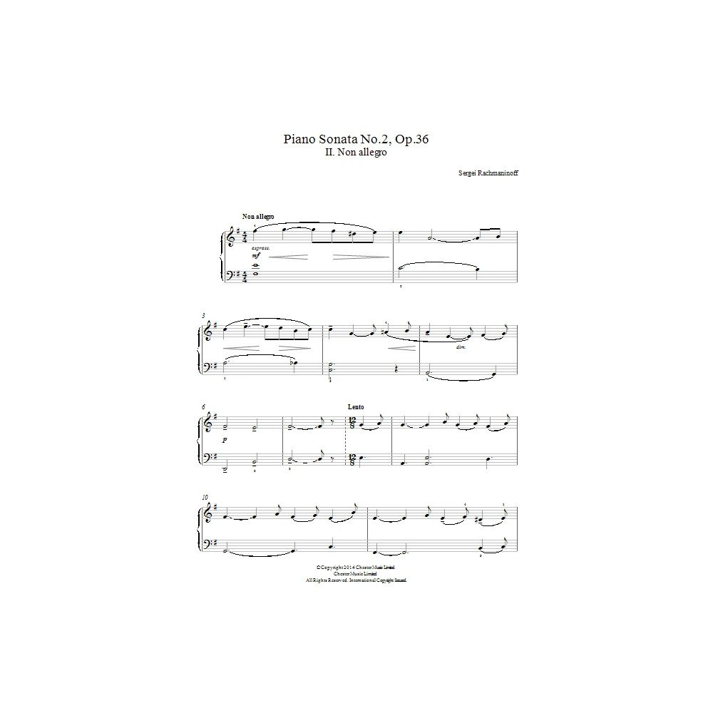 Klaviersonate Nr. 2, Op. 36 - 2. Satz