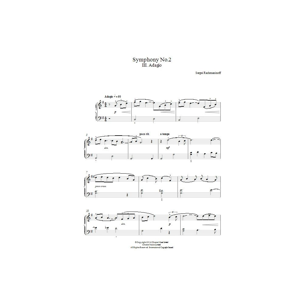 Sinfonie Nr. 2 - 3. Satz