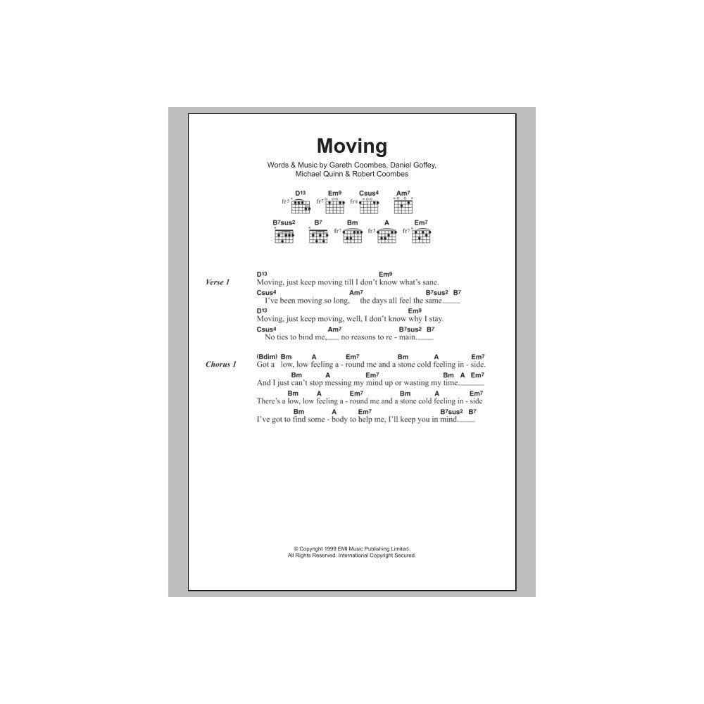Moving