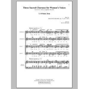 Three Sacred Choruses For Women's Voices