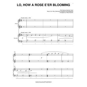 Lo, How A Rose E'er Blooming (arr. Phillip Keveren)