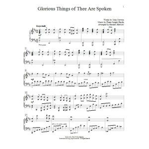 Glorious Things Of Thee Are Spoken