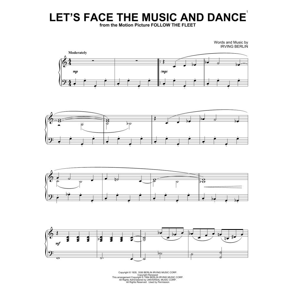 Let's Face The Music And Dance