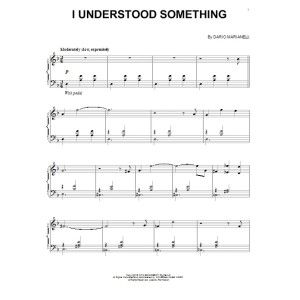 I Understood Something