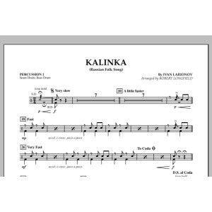Kalinka - Percussion 1