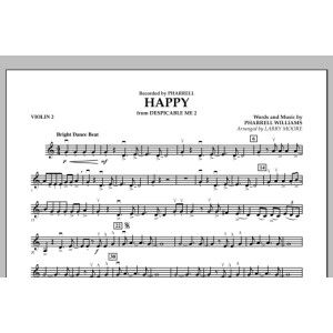 Happy (from Despicable Me 2) - Violin 2