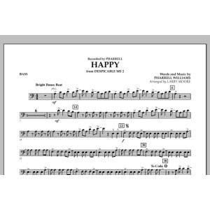 Happy (from Despicable Me 2) - Bass