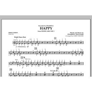 Happy (from Despicable Me 2) - Percussion