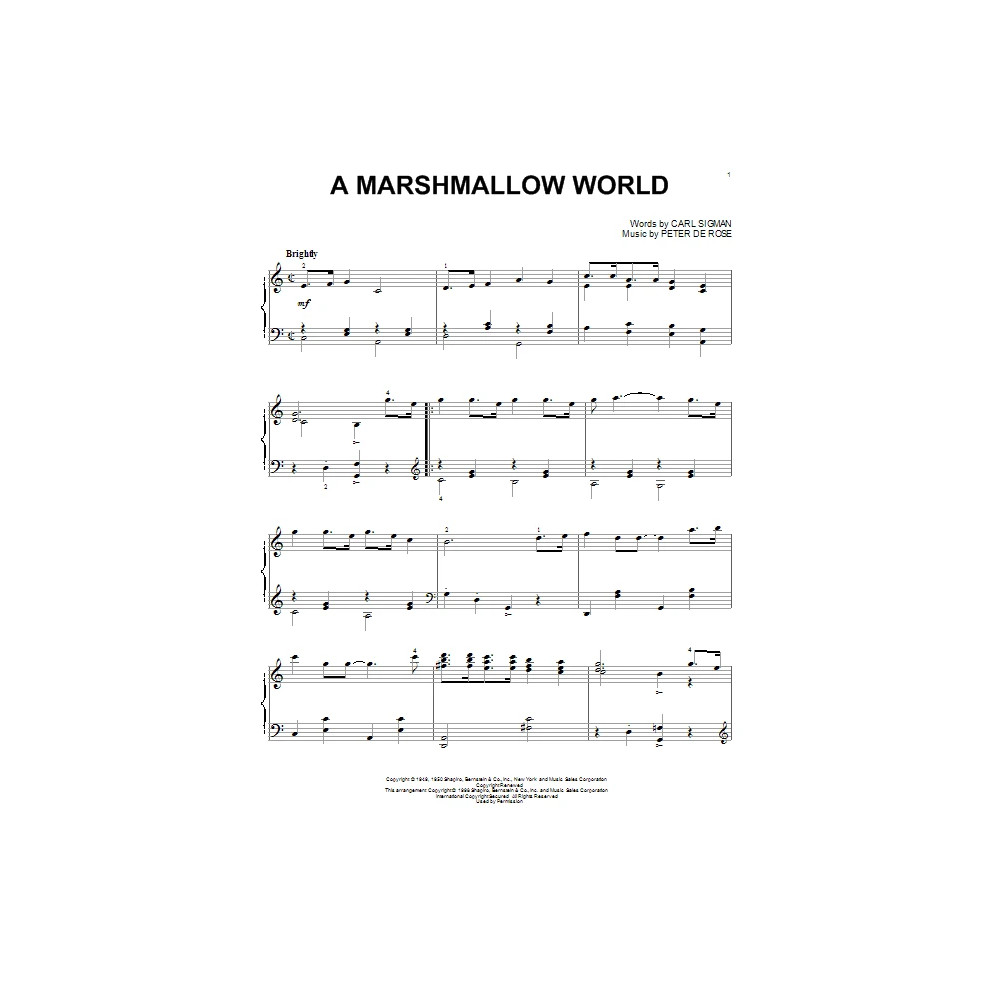 A Marshmallow World