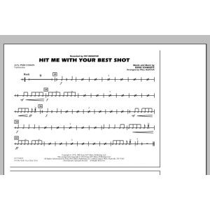 Hit Me with Your Best Shot - Aux Percussion