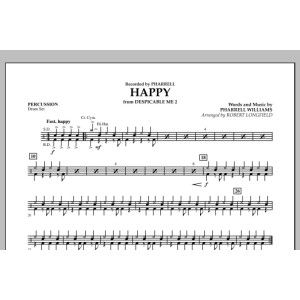 Happy (from Despicable Me 2) - Percussion