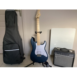 Shiver electric guitar + Fender amplifier