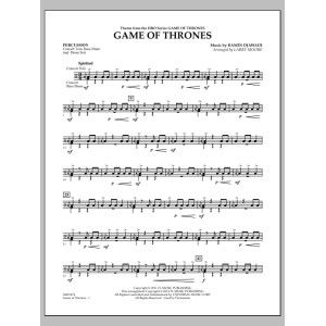 Game of Thrones (arr. Larry Moore) - Percussion