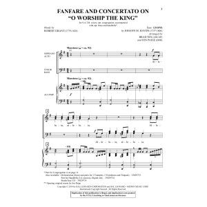 Fanfare And Concertato On "O Worship The King"