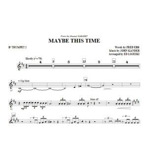 Maybe This Time - Trompete 2