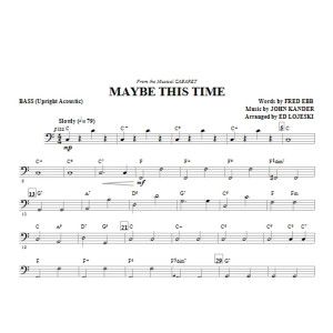 Maybe This Time - Bass