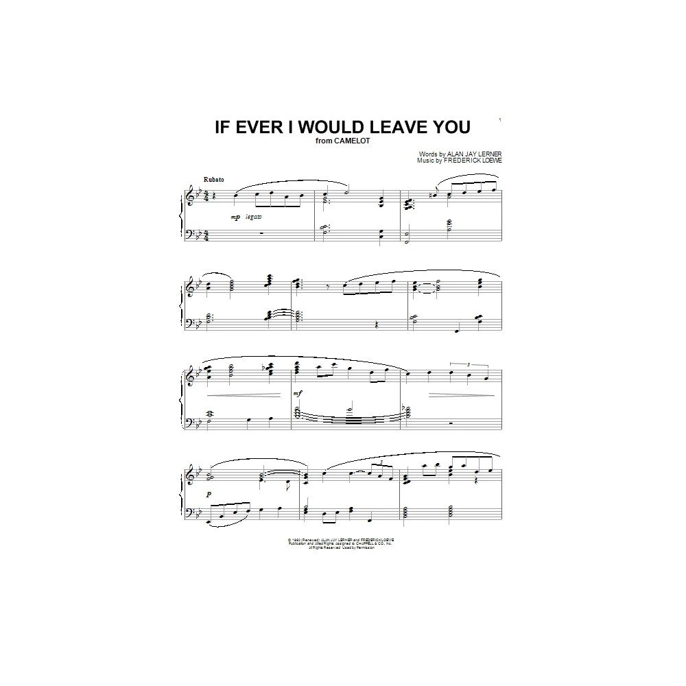 If Ever I Would Leave You