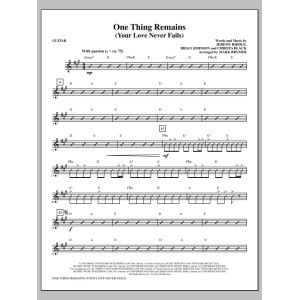 One Thing Remains (Your Love Never Fails) (arr. Mark Brymer) - Guitar