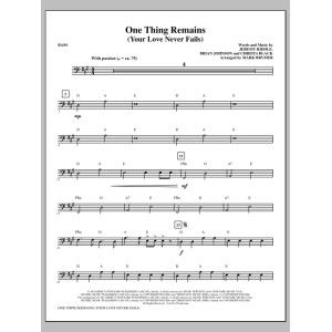 One Thing Remains (Your Love Never Fails) (arr. Mark Brymer) - Bass
