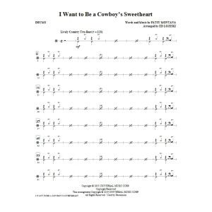I Want to Be a Cowboy's Sweetheart - Drums