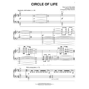 Circle Of Life (from The Lion King) [Classical version] (arr. Phillip Keveren)
